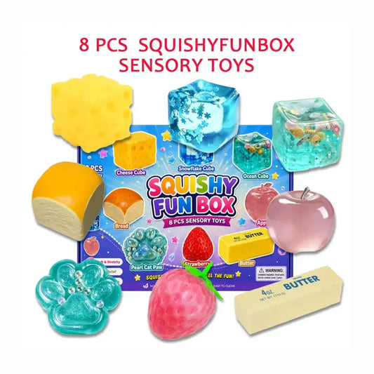 Maltose Filled Squishy Toy Set