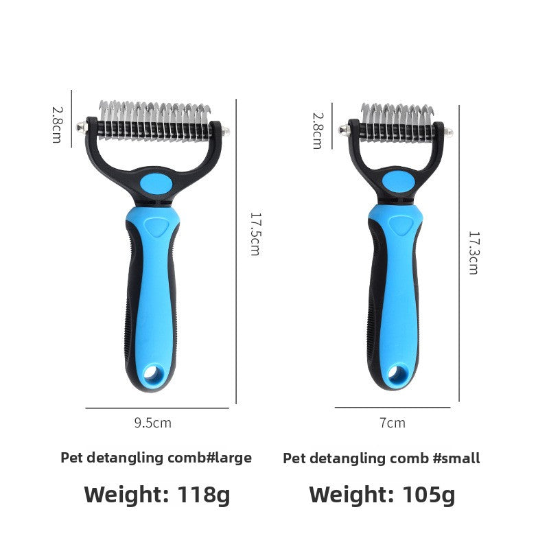 Universal Pet Hair Removal and Detangling Comb