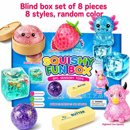 Maltose Filled Squishy Toy Set