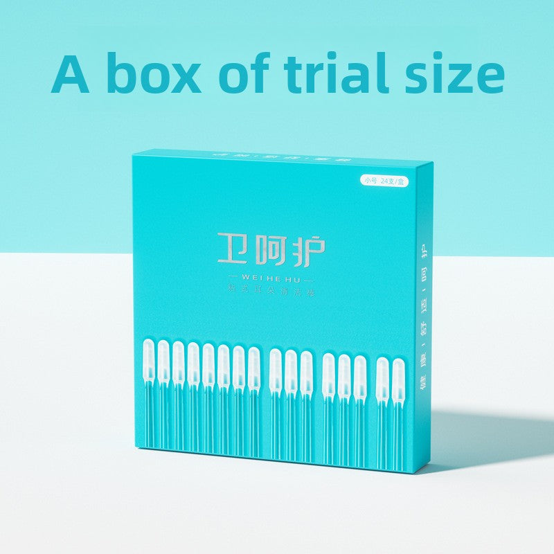 Ear cleaning cotton swabs for ear care and hygiene