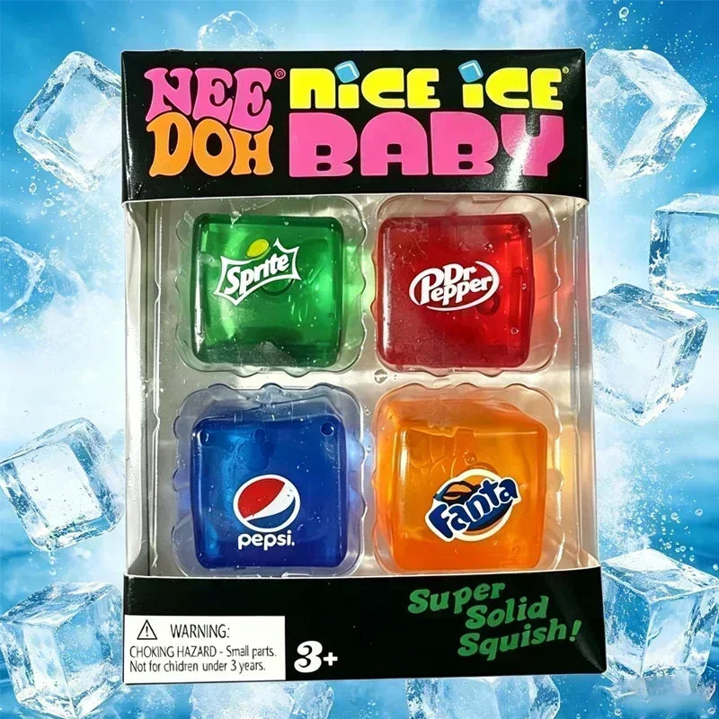 Soft Sensory Squishy Stress Cube – Anxiety Relief Fidget Toy for Focus & Relaxation (Ages 14+)