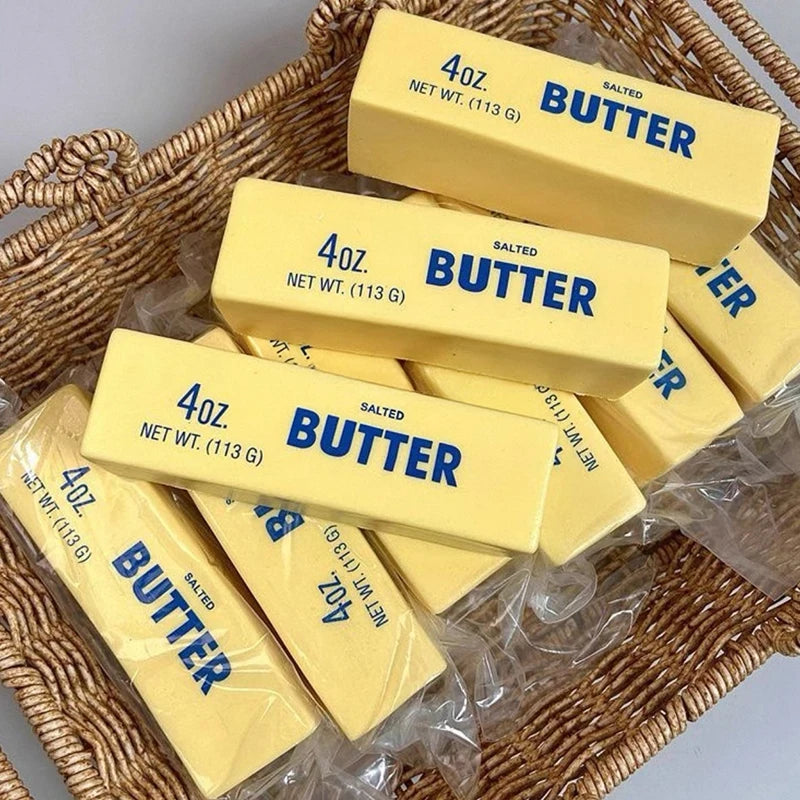 Cheese Squishy Ornament Butter Squishy Squishy Dumpling Anti Gifts Sensory Fidget Ornament Slow Rebound Relef Butter Squishy