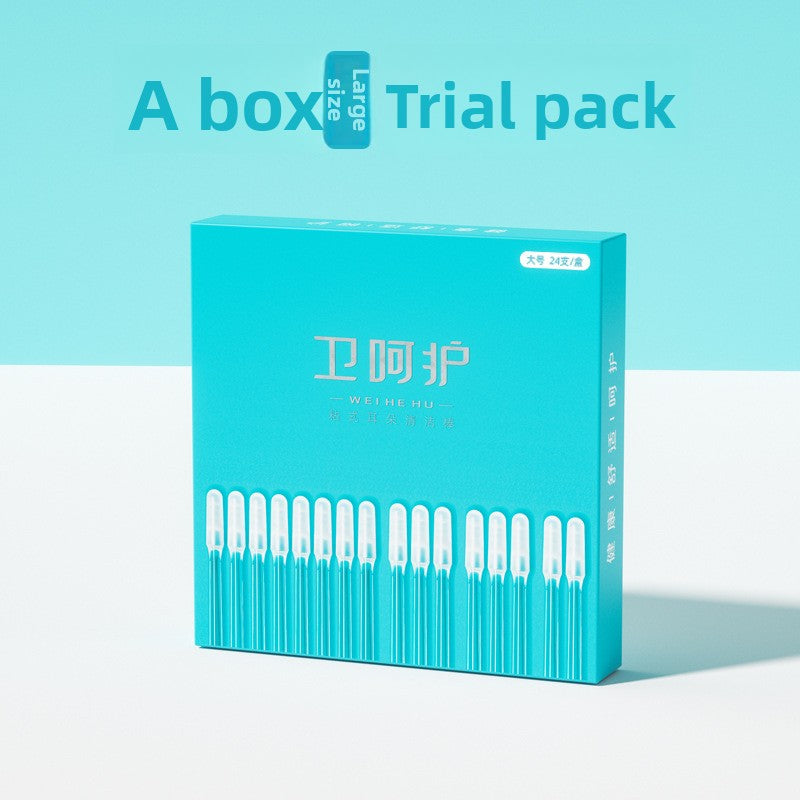 Ear cleaning cotton swabs for ear care and hygiene